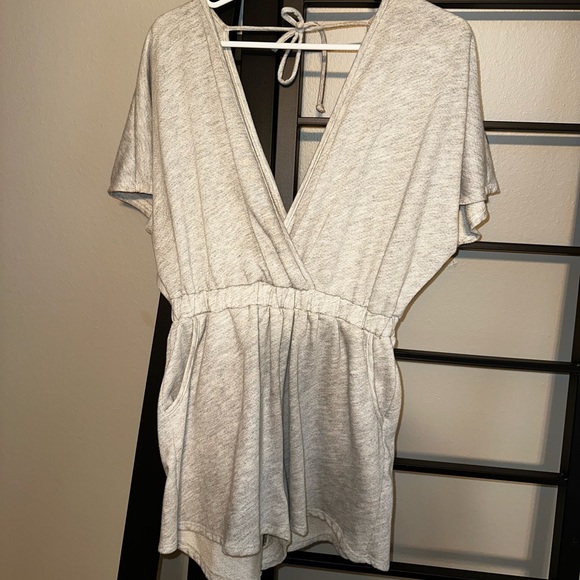 Light Grey Comfy Romper - Picture 3 of 3